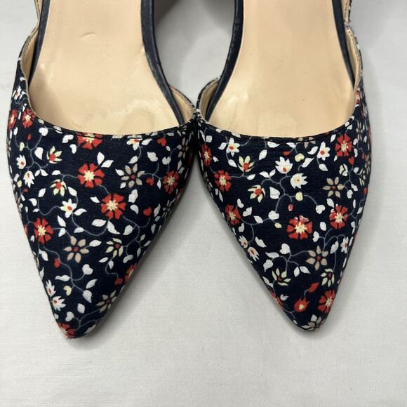 Sole Society Jenn Pointy Toe Floral Pump Heels Size 10 - Picture 4 of 8